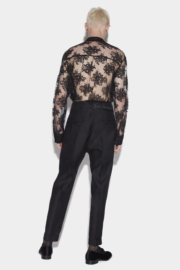 One Pleat Evening Trousers