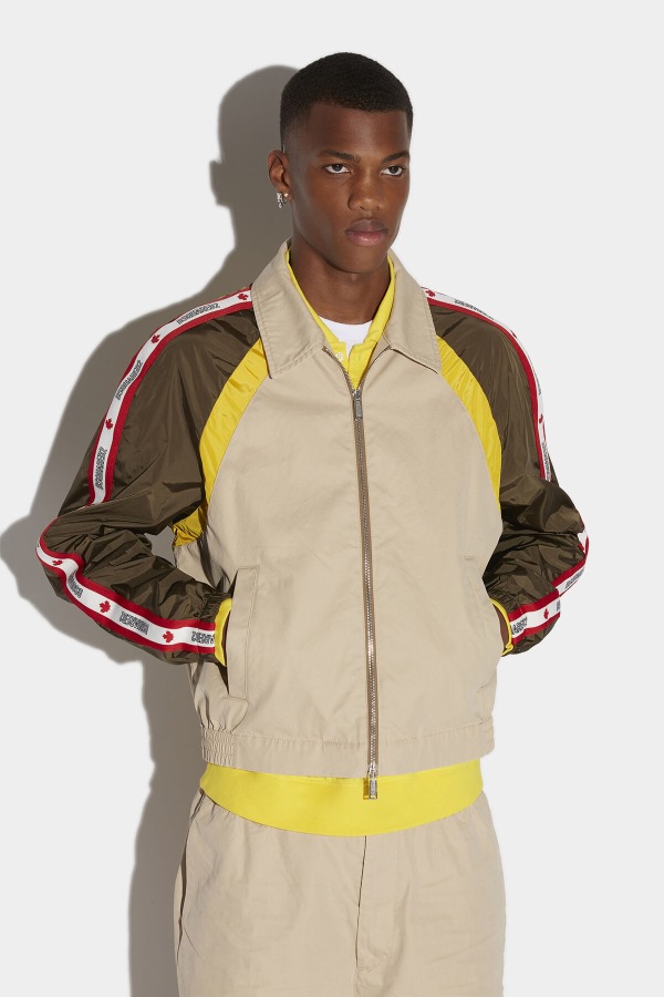 WHITE Sport Hybrid Tape Jacket