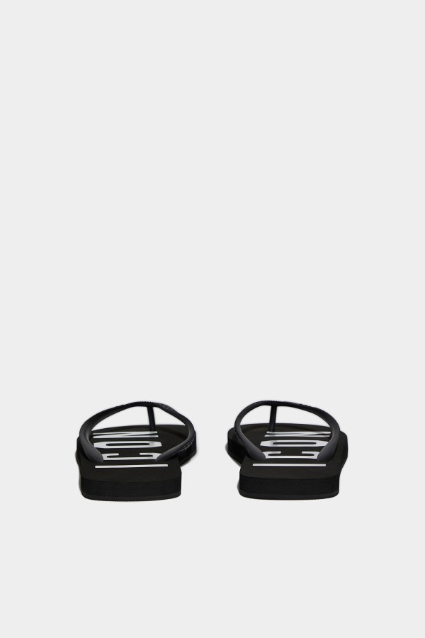 Be Icon Flip Flops BLACK