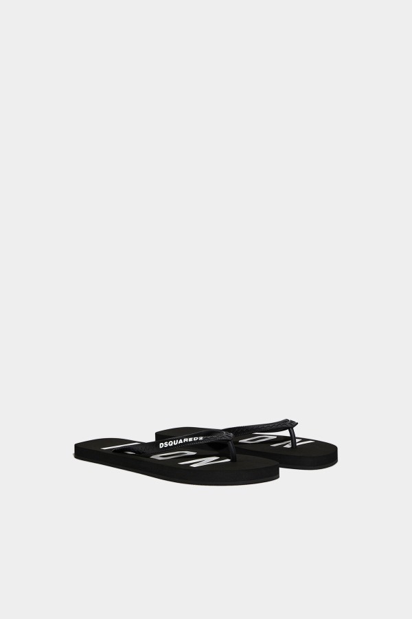 Be Icon Flip Flops BLACK