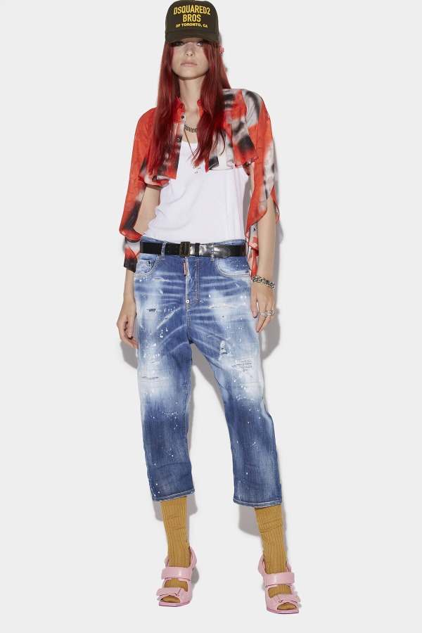 Medium Spotty Wash Kawaii Jeans