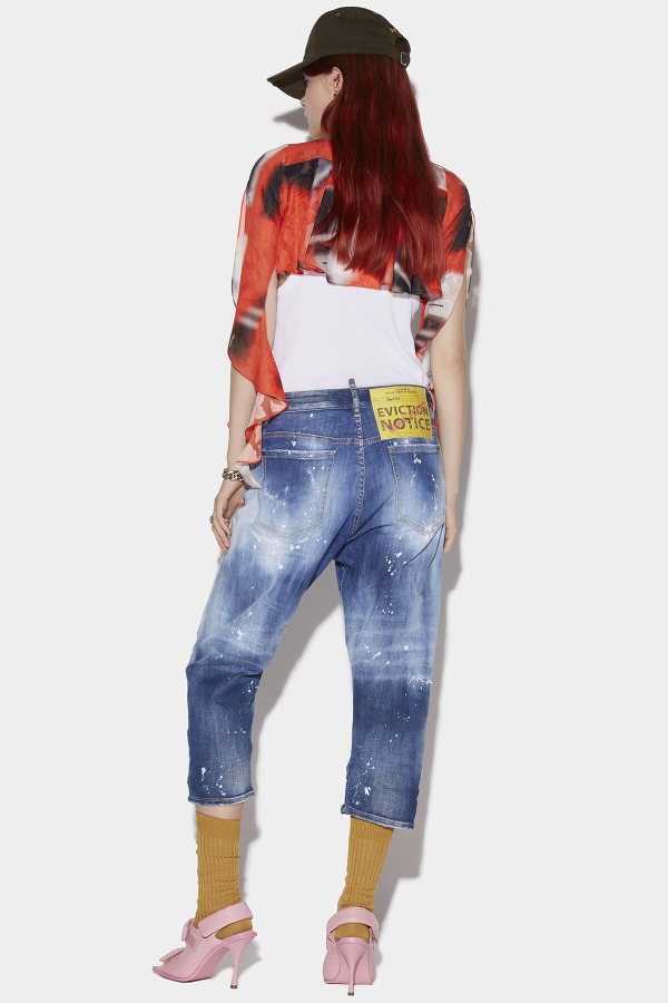 Medium Spotty Wash Kawaii Jeans