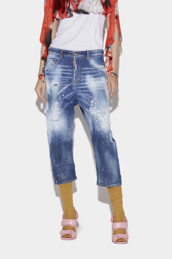 Medium Spotty Wash Kawaii Jeans