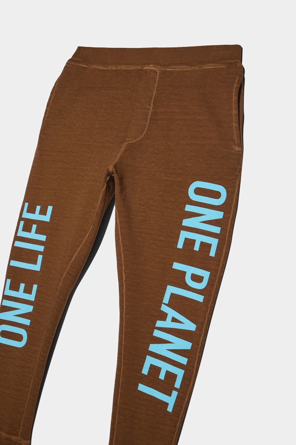 One Life Organic Cotton Joggers BROWN