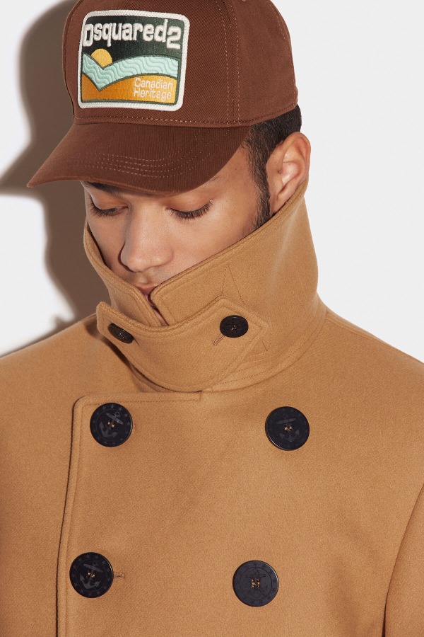 Double-Breasted Peacoat
