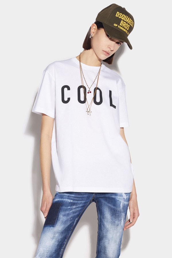 Cool Smoke T-Shirt D2 WHITE/BLACK