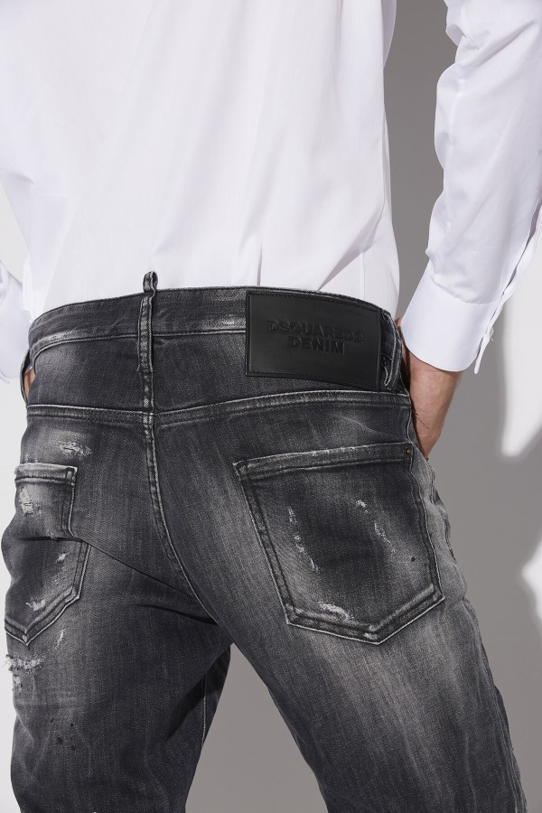 Black Squat Cool Guy Denim Jeans