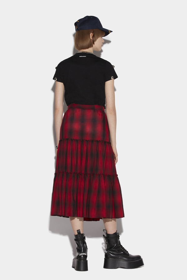 Tiered Longuette Skirt