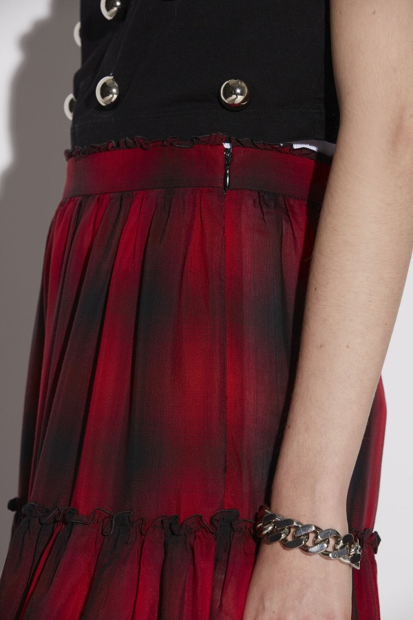 Tiered Longuette Skirt