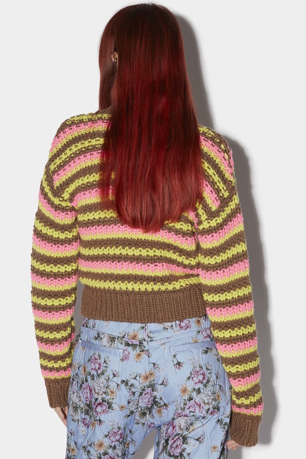 Mini Stripes Sweater CAMEL D2 CAMEL