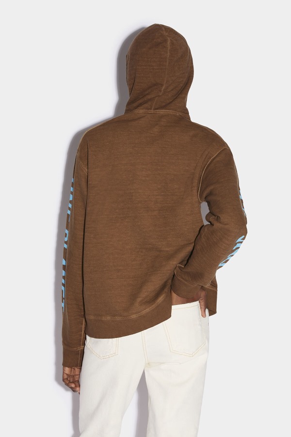 BROWN One Life Organic Cotton Cool Fit Hooded Sweatshirt