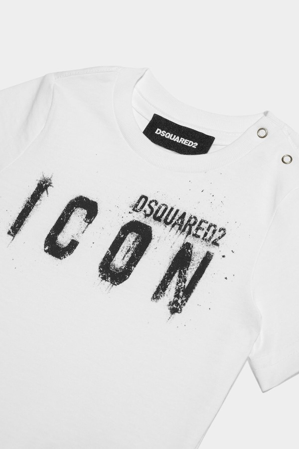 D2Kids Icon Spray T-Shirt WHITE