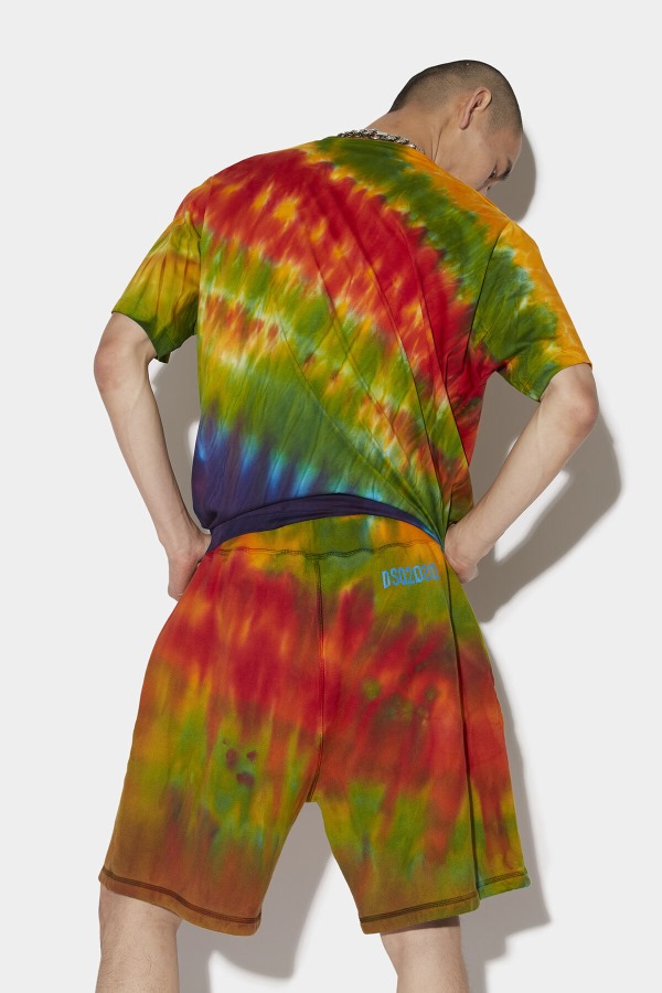 Tie-Dye Reverse Dsq2 Shorts