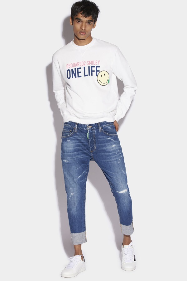 Smiley Partially Organic Cotton Sailor Jeans