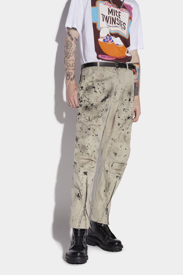 Splatter Cargo Trousers