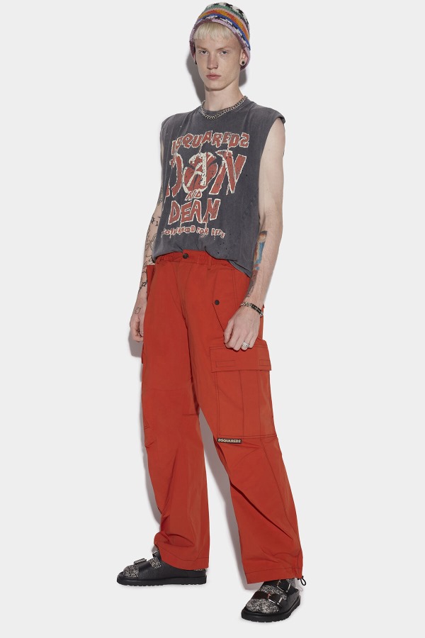 Contrast Stitch Trousers
