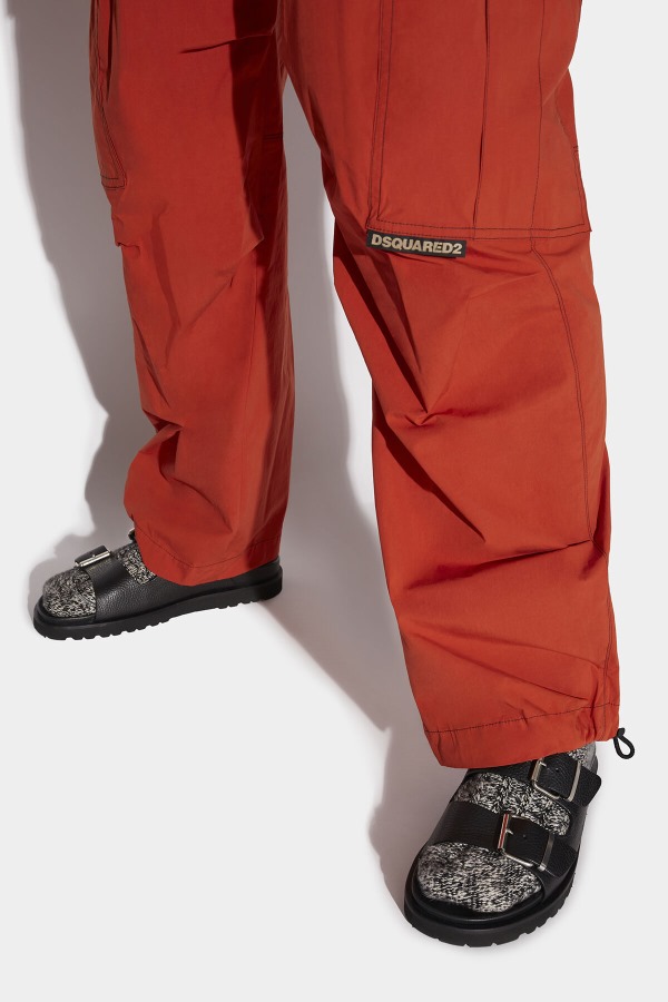 Contrast Stitch Trousers