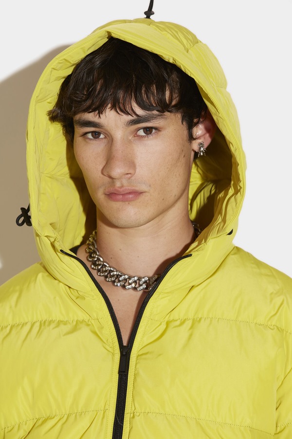 64/95 Arrow Puffer Jacket YELLOW