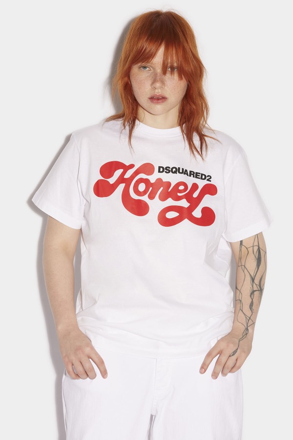 Honey T-Shirt WHITE/BLACK