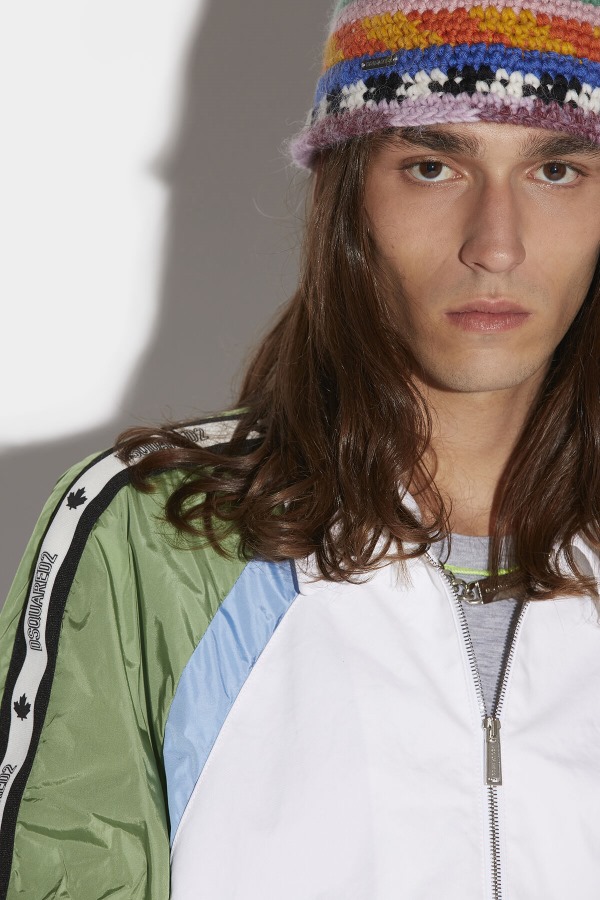 Sport Hybrid Tape Jacket WHITE/BEIGE