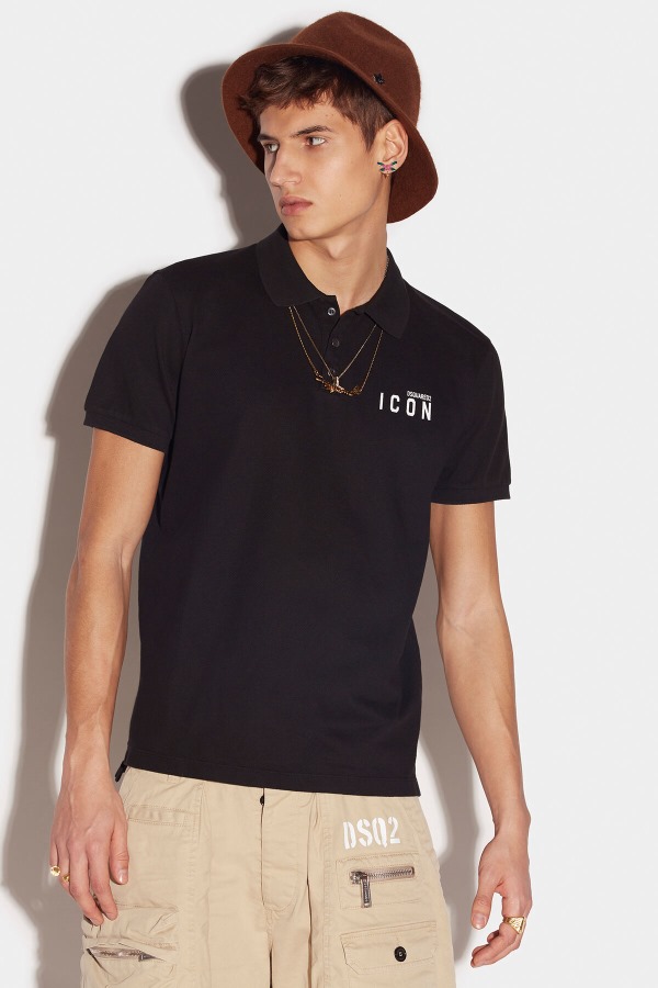 WHITE Be Icon Polo