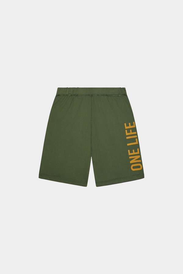 One Life Organic Cotton Shorts D2 GREEN