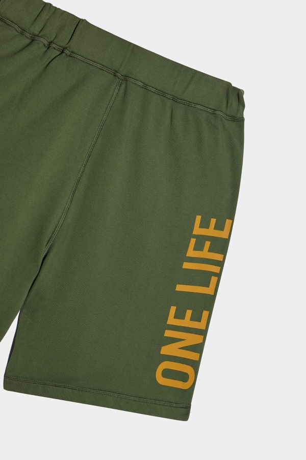 One Life Organic Cotton Shorts D2 GREEN