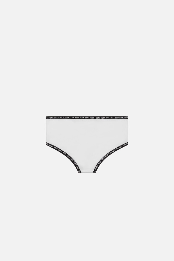 WHITE Kids Underwear-D2
