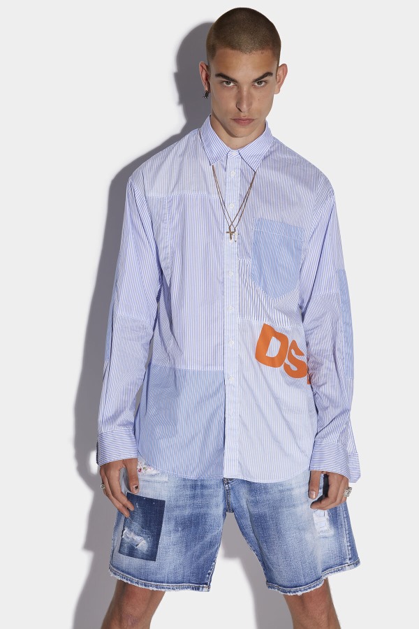 Patchwork Drop Shirt