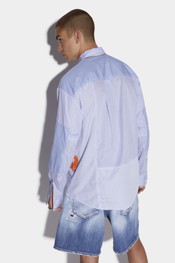 Patchwork Drop Shirt