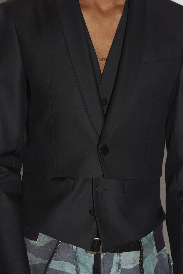Twin Set Crop Blazer