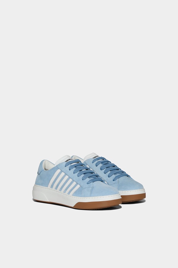 LIGHT BLUE/BROWN Bumper Sneakers D2