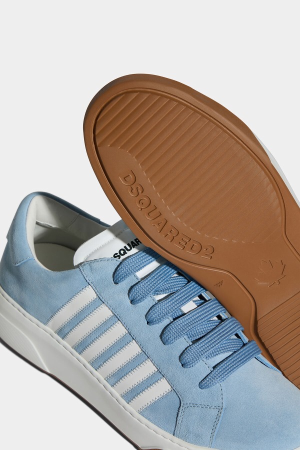 LIGHT BLUE/BROWN Bumper Sneakers D2