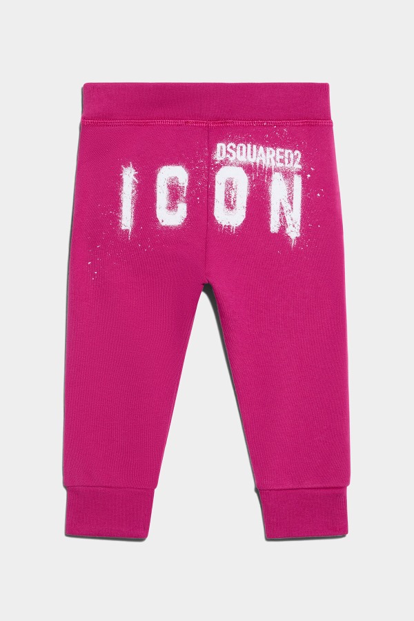 BLACK/FUCHSIA D2Kids Sweatpants