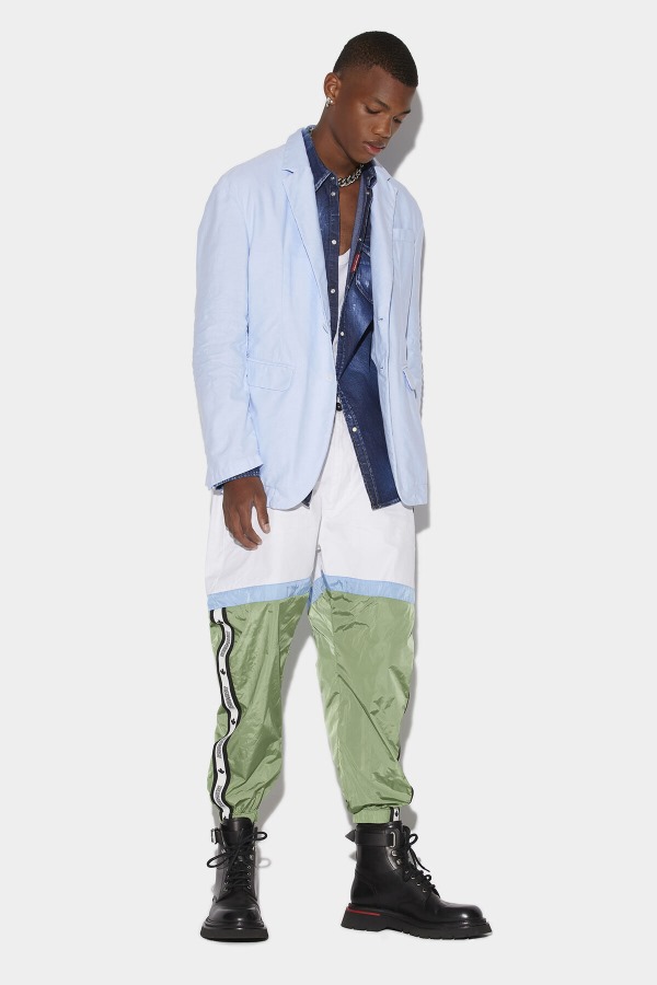 Super Relax Blazer WHITE/LIGHT BLUE