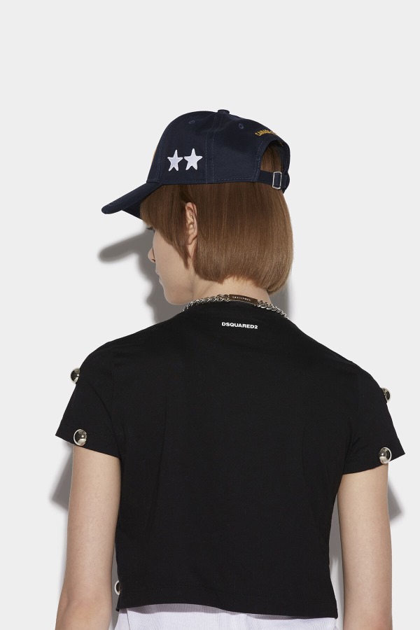 Studded Crop T-Shirt
