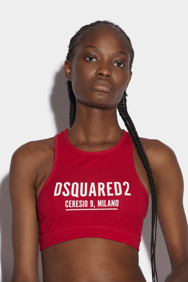 Ceresio 9 Sport Bra BLACK/RED