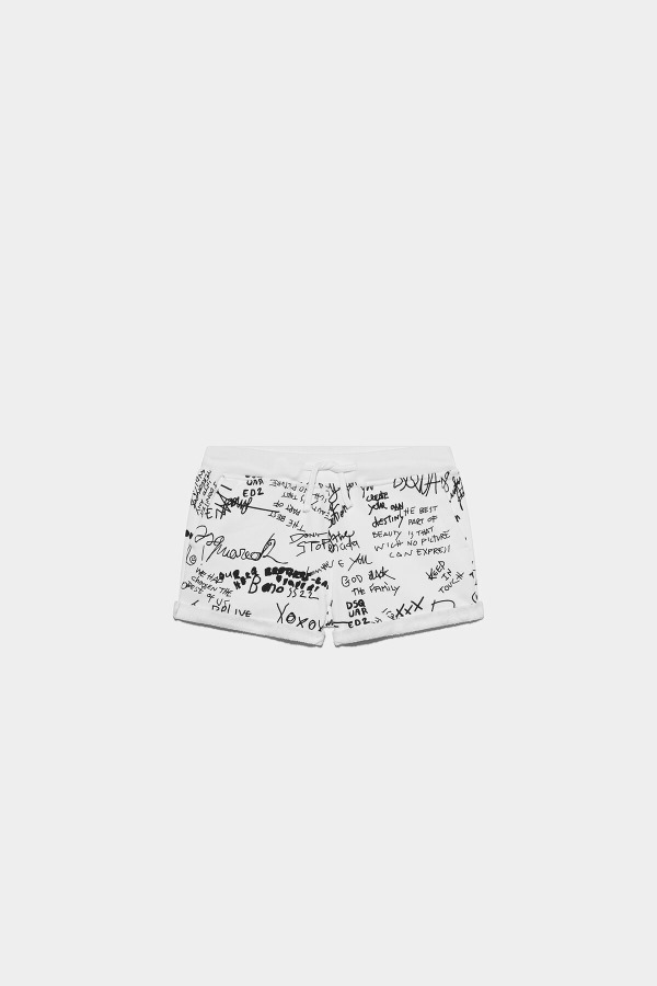 D2Kids Sweatshorts WHITE