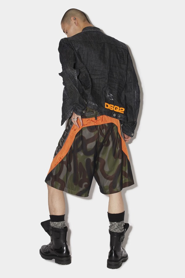 Camo Mesh Shorts