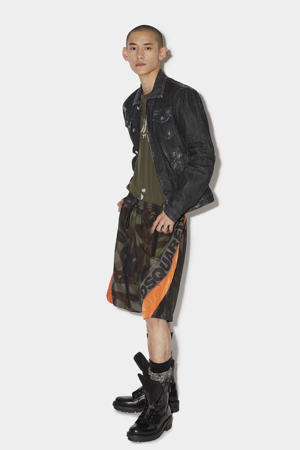Camo Mesh Shorts