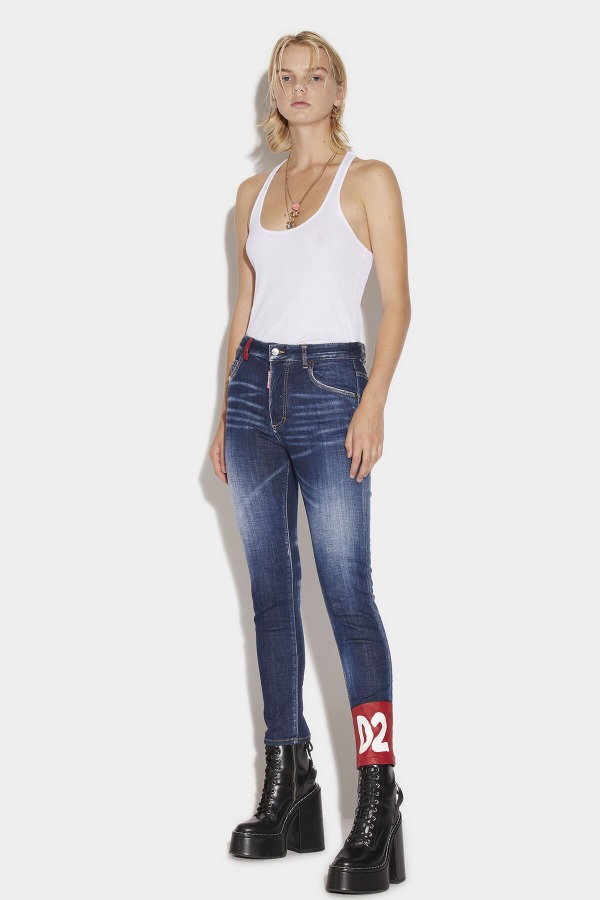 L.A. Customized 1964 Wash Skinny Dan Cropped Jeans
