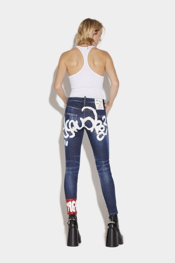 L.A. Customized 1964 Wash Skinny Dan Cropped Jeans