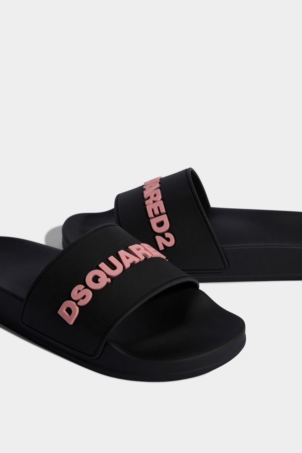 Dsquared2 Logo Slides RED/BLACK