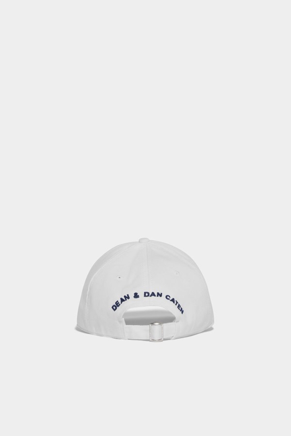 Cartoon Baseball Cap WHITE