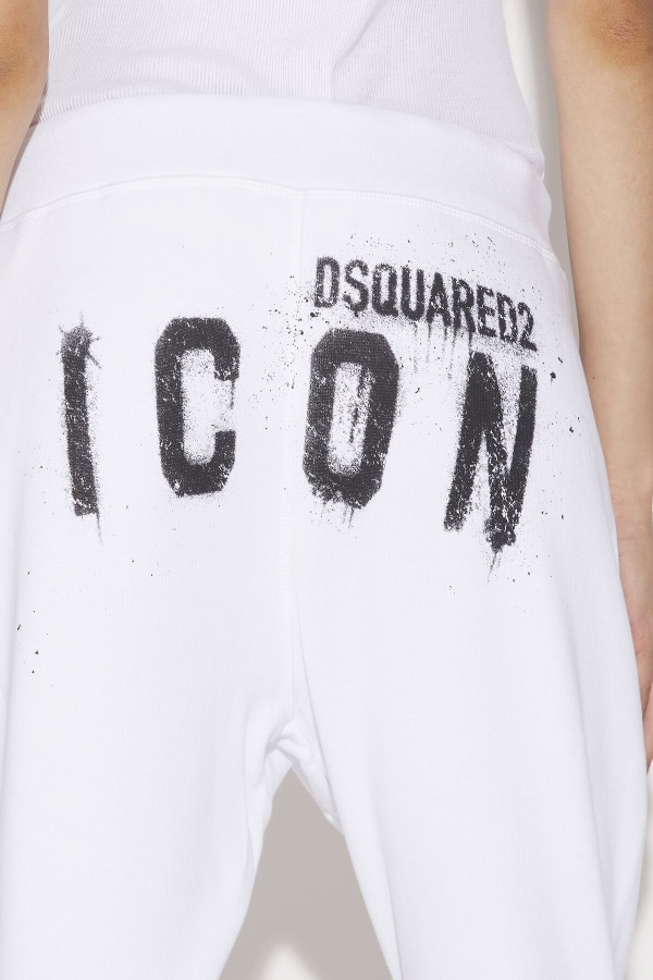 Icon Spray Sweatpants WHITE/BLACK