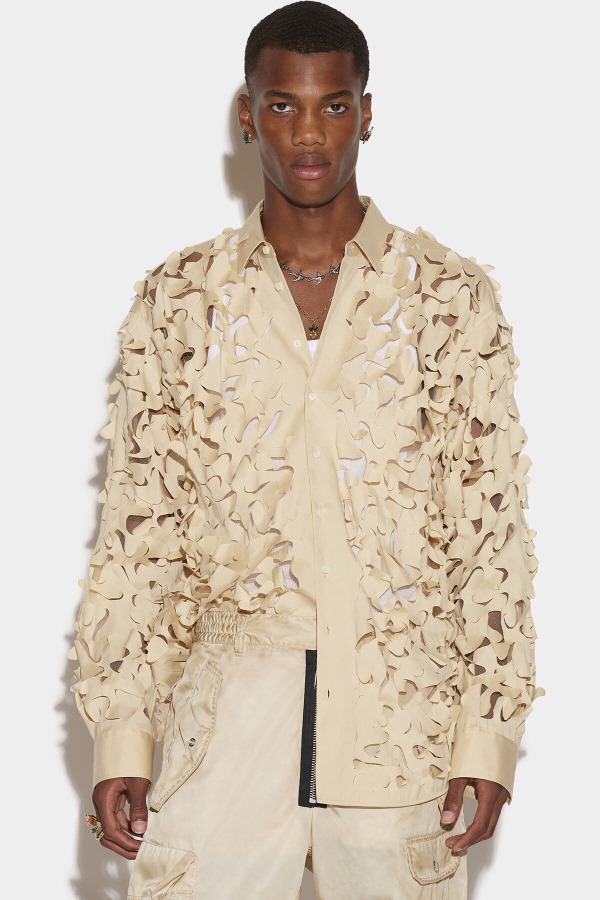 Dropped Shoulder Shirt D2 IVORY