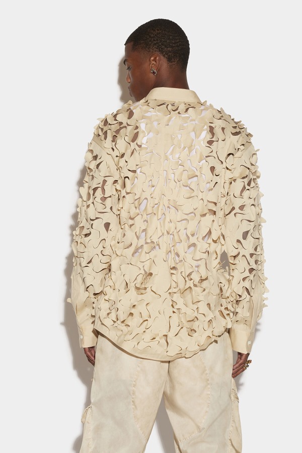 Dropped Shoulder Shirt D2 IVORY