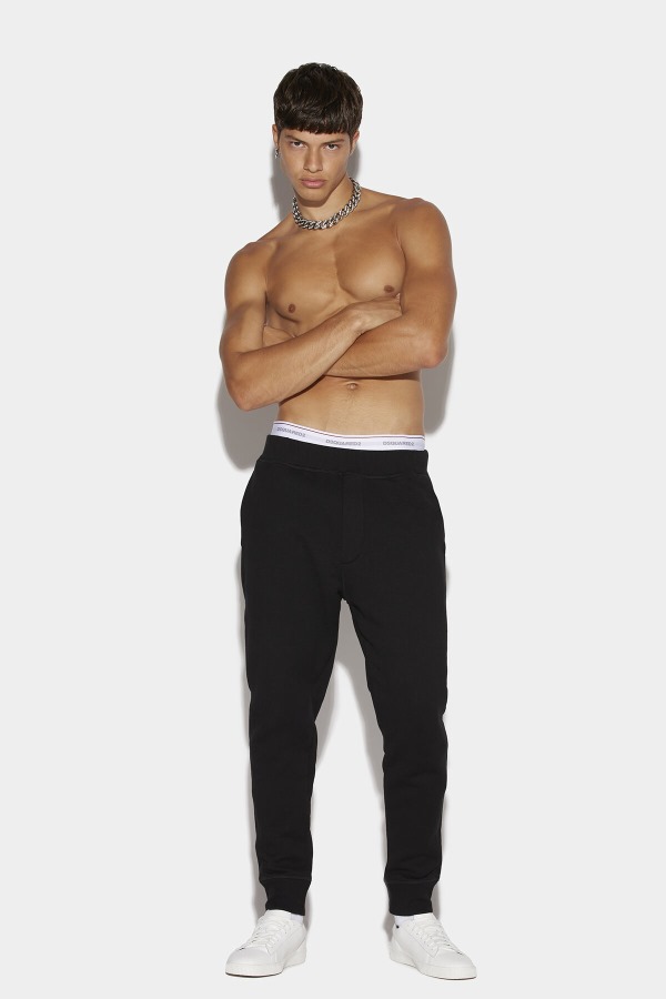 WHITE/FANTASY Icon Spray Ski Joggers