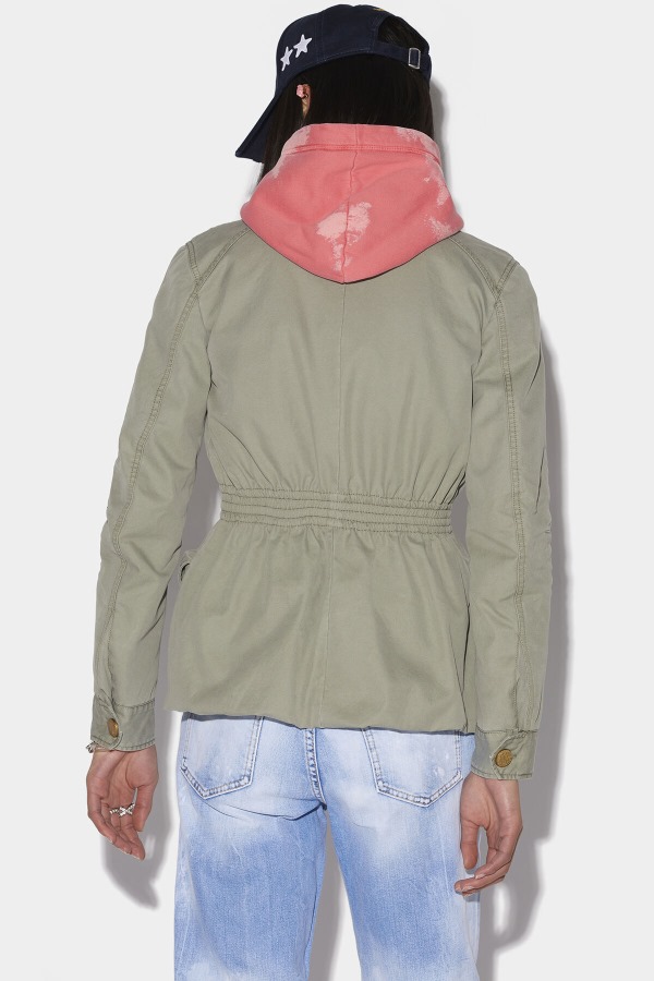 Military Belted Jacket