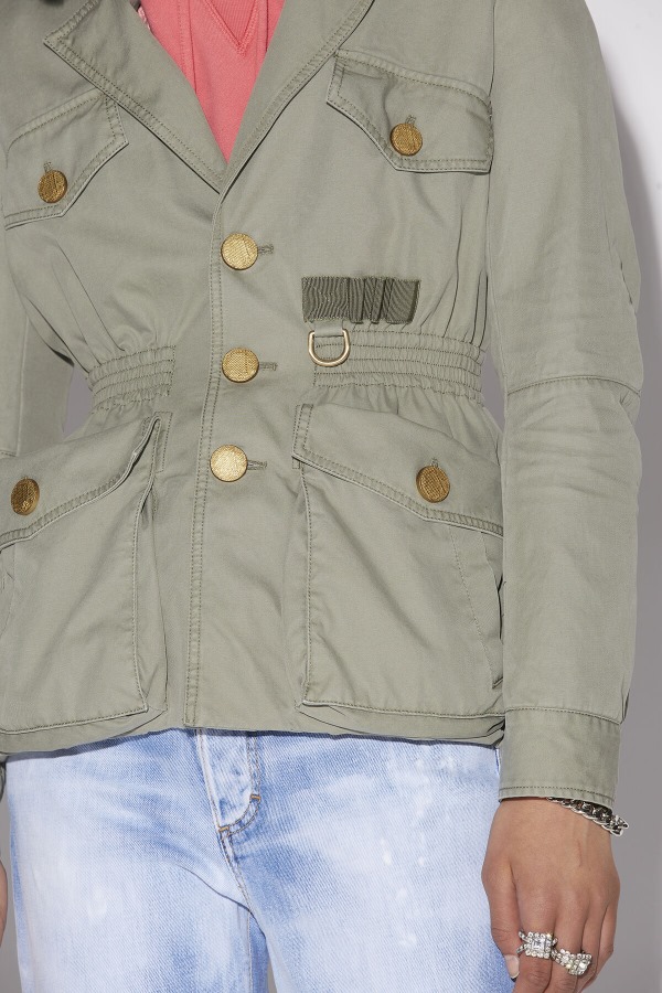 Military Belted Jacket